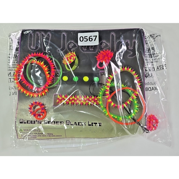 Vintage Vending Display Board UV Jewelry 0567 - Picture 2 of 2